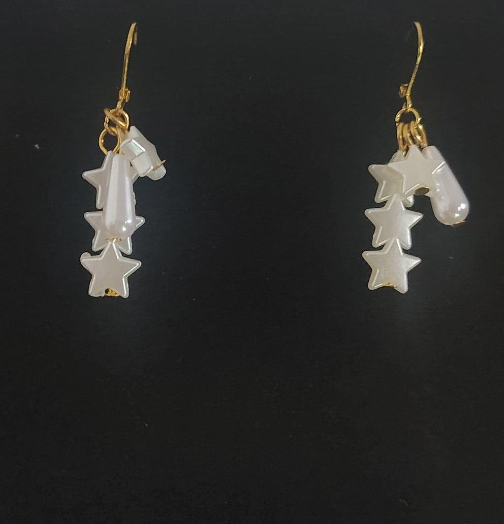 Silver Pearl Earrings